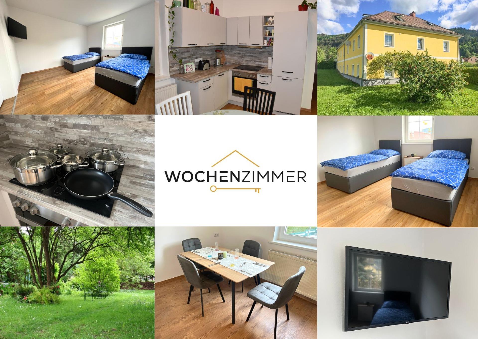 Wochenzimmer - Apartments & Zimmer f&uuml;r Monteure, K&uuml;che, Waschmaschine, TV, WLAN (Donawitz/St. Peter Freienstein)